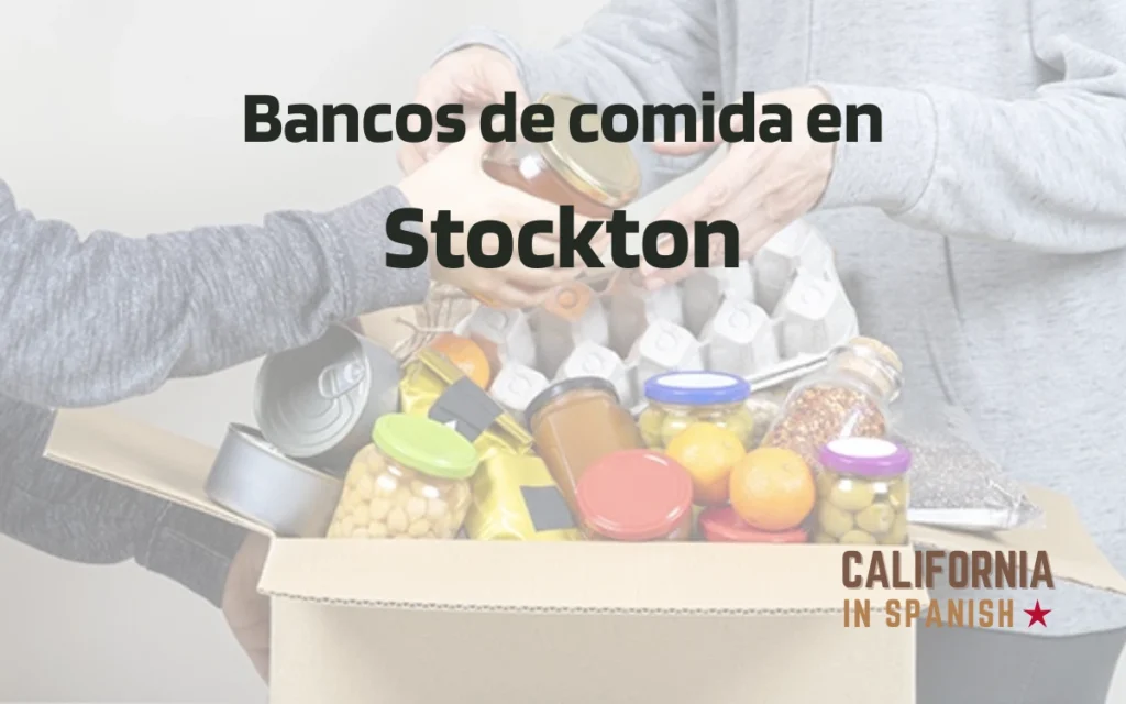 Bancos de comida en Stockton